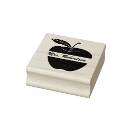 Lehrer Apple Custom Rubber Briefmarke Gummistempel