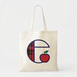 Lehrer-Apple-Monogramm-Taschen-Taschen-Initiale E Tragetasche