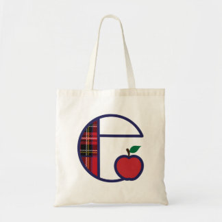 Lehrer-Apple-Monogramm-Taschen-Taschen-Initiale E Tragetasche
