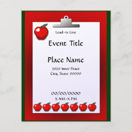 Lehrer Apple Small Event Flyer