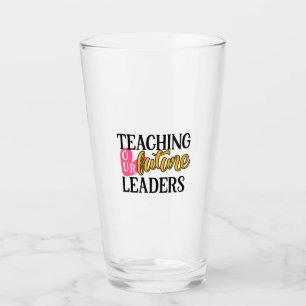 Lehrer Art lehren unsere zukünftigen Führer Glas