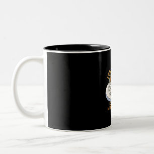 Lehrer Art Lektion plant Kaffee und Kill Zweifarbige Tasse