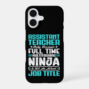 Lehrer-Assistenten-Erzieher Multitasker Job Fähigk iPhone 16 Hülle