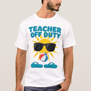 Lehrer außer Dienst Entspanntes Lustiges T-Shirt