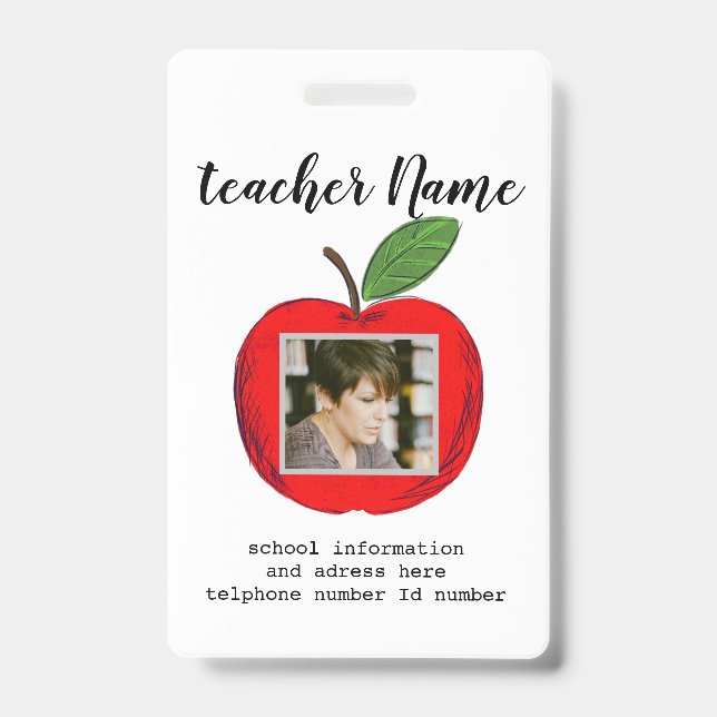 Lehrer Ausweis Lehrer Ausweis (Vorderseite)