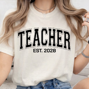 Lehrer Benutzerdefinierte Varsity-Lehrer zum Sch T-Shirt