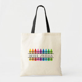 Lehrer Bewertung Individuelle Name Tote Bag Tragetasche
