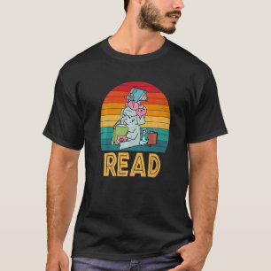 Lehrer Bibliothek Lesebuch Club Piggie Elefant Sch T-Shirt