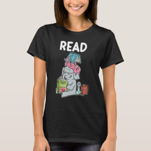 Lehrer Bibliothek Lesebuch Club Piggie Elefant Sch T-Shirt