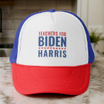 Lehrer Biden Harris 2024 Präsidentschaftswahl Truckerkappe<br><div class="desc">Zeigen Sie Ihre Unterstützung für das Biden-Harris 2024 Ticket</div>