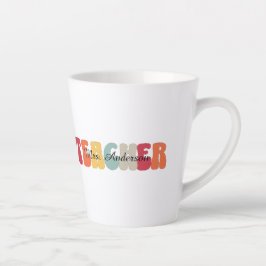 Lehrer-Bildung-Lehren-Retro-Funny Milchtasse