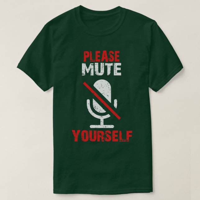 Lehrer bitte stumm bei dir T-Shirt (Design vorne)