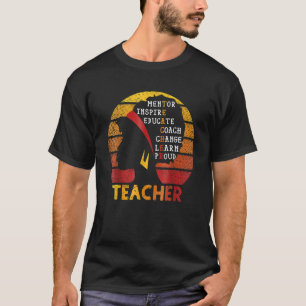 Lehrer Black History Month Afro Afrikaner Stolz Mä T-Shirt