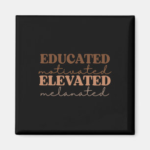 Lehrer Black History Month Gebildet Motiviert Mel Magnet