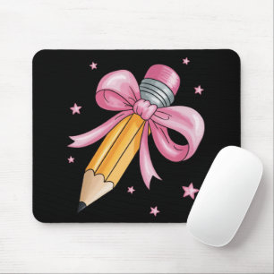 Lehrer Bogen Bleistift Lehrleben Würdigung Geschen Mousepad