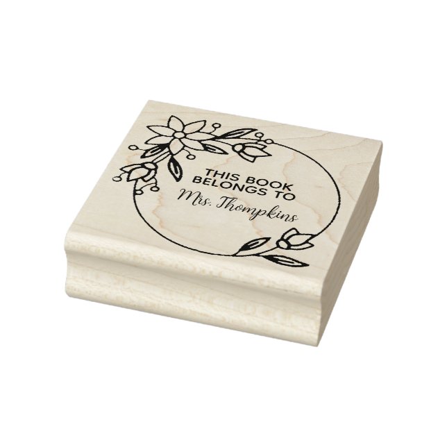 Lehrer Buch gehört zu Buch Gummistempel (Stempel)