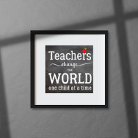Lehrer chalkboard Skript zitieren mit rotem Apfel
