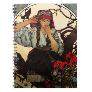 Lehrer-Chor-Notizbuch Alphonse Mucha Moravian Notizblock