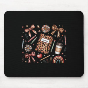 Lehrer Coquette Schleife Buch Erster Schultag Ck T Mousepad