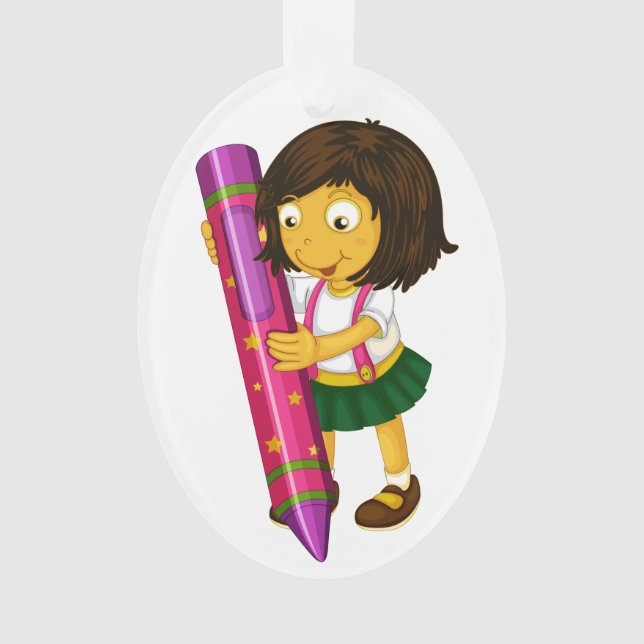 Lehrer danke Ihnen Ornament (Vorderseite)