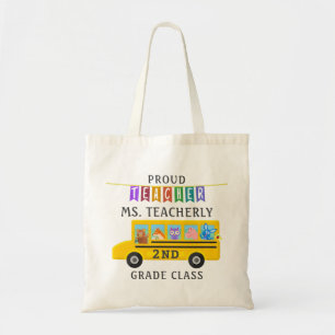 Lehrer danken Ihnen Tier-Bus des Name- Tragetasche
