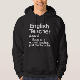 Lehrer Definition Englisch lustig Zurück zur Schul Hoodie