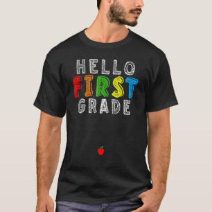 Lehrer der 1. Klasse Schüler Zurück zur Schule Hal T-Shirt