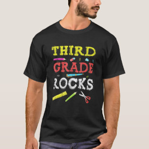 Lehrer der 3. Klasse rocks zurück zur Schule T-Shirt
