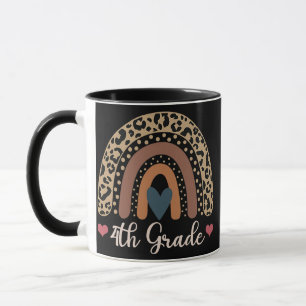 Lehrer der 4. Klasse Lustiger Regenbogenliebhaber Tasse