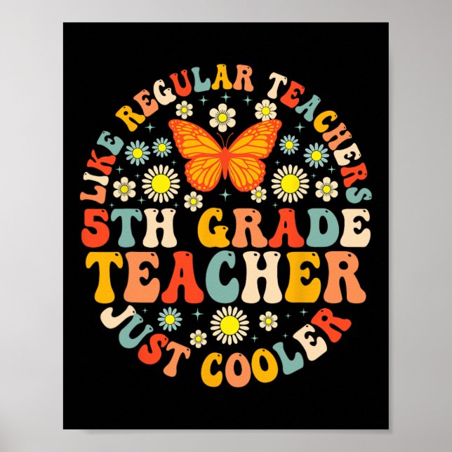 Lehrer der 5. Klasse wie ein normaler Lehrer, aber Poster (Vorne)