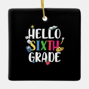 Lehrer der 6. Klasse Hallo 6. Klasse Keramikornament