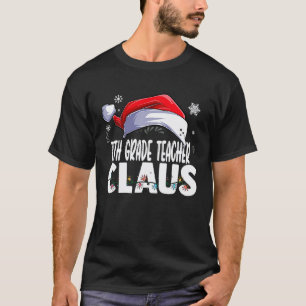 Lehrer der 7. Klasse Weihnachtsmann Weihnachten pa T-Shirt