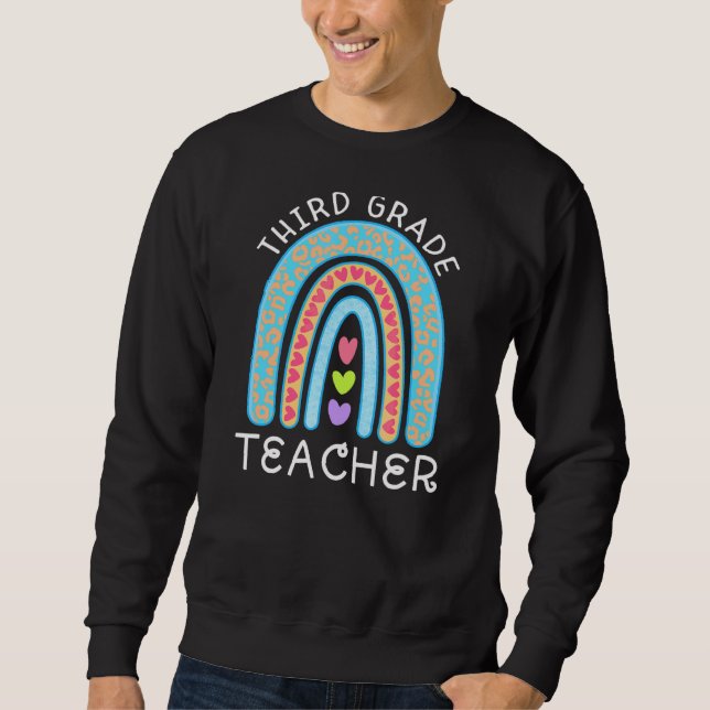 Lehrer der dritten Klasse dank Lehrer der dritten  Sweatshirt (Vorderseite)