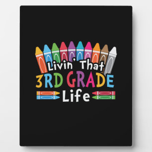 Lehrer der dritten Klasse Leben in dieser dritten  Fotoplatte