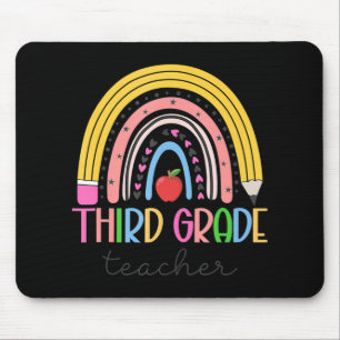 Lehrer der dritten Klasse Lehrer Liebe Inspiriere Mousepad