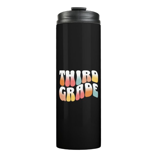 Lehrer der dritten Klasse Thermosbecher (Vorderseite)