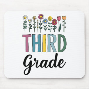 Lehrer der dritten Klasse Wildflower Zurück zur Sc Mousepad