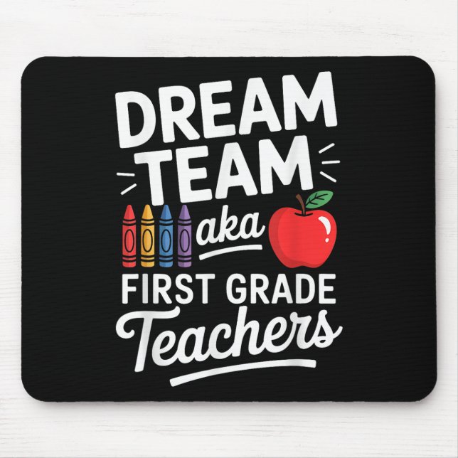 Lehrer der ersten Klasse aka Dream Team erster Sch Mousepad (Vorne)