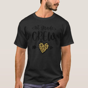 Lehrer der ersten Klasse Crew Team Herz Chee T-Shirt