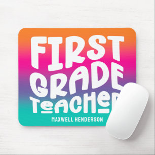 Lehrer der ersten Klasse Farbverlauf Ombre Mousepad