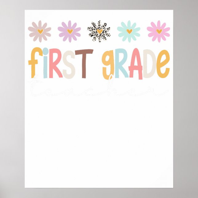 Lehrer der ersten Klasse Poster (Vorne)