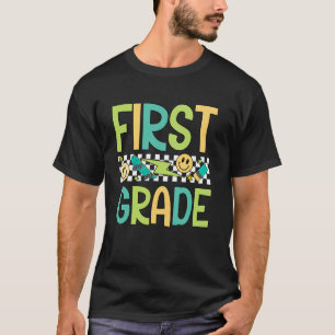 Lehrer der ersten Klasse Schüler Lustiger erster T T-Shirt