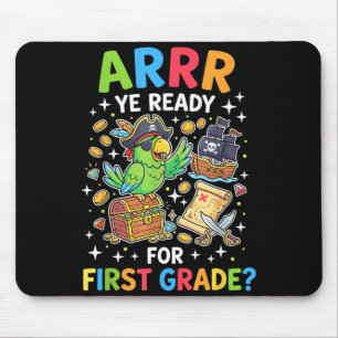 Lehrer der ersten Klasse zurück zur Schule Pirat Mousepad