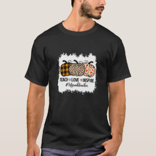Lehrer der ersten Klasse zurück zur Schule Pumpkin T-Shirt