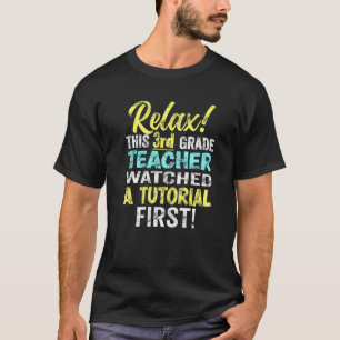 Lehrer der ersten Stufe der dritten Klasse Lehrver T-Shirt