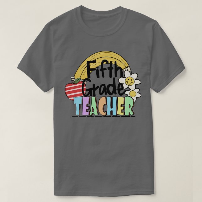 Lehrer der fünften Klasse T-Shirt (Design vorne)