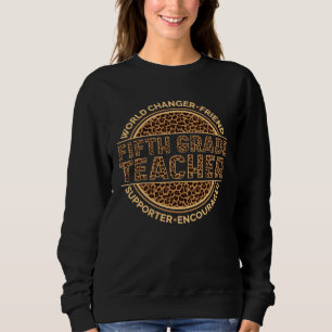 Lehrer der fünften Klasse Zurück zur Schule Unterr Sweatshirt