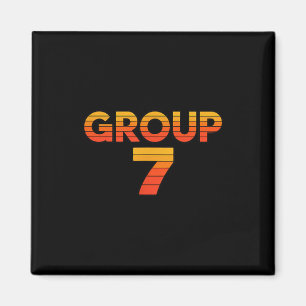 Lehrer der Gruppe 7 stolz lustig Schule Squad Hall Magnet