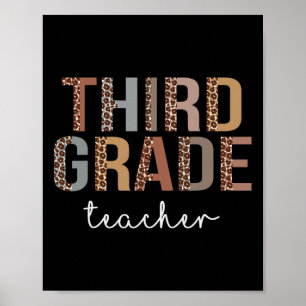 Lehrer der Klasse zurück zum Niveau der schulische Poster