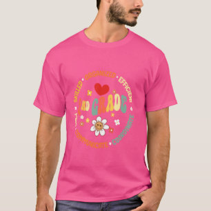 Lehrer der zweiten Klasse 2. Klasse Crew Retro 1. T-Shirt